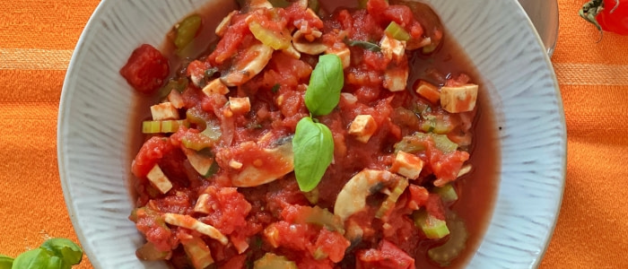 Rezept_zum_Kurzzeifasten_Schnelle_Tofu_-_Gemuese-Pfanne_all_Arrabbiata_nur_200 _kcal Ein Rezept aus der Sammlung "Rezepte zum Turbo-Fastentag"