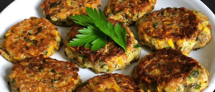 Megaleckere Zucchini Puffer Megaleckere Zucchini Puffer