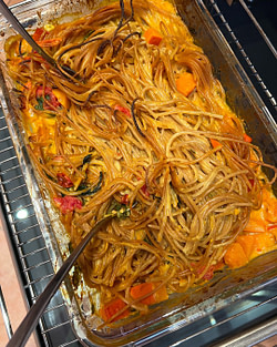 Kurbis-Spaghetti-Auflauf Kuerbis-Spaghetti-Auflauf